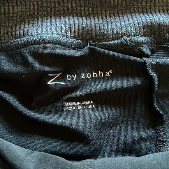 Z by Zobha Woman Size L Gray Marled Knit Skort Sporty Mini Athleisure - Picture 2 of 9